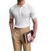 Men's Clothing Spring Literary Ins Fashion Trend Men's Shirt Home Five Point Sleeves New Style Simple Youth Popular_viptrois.com