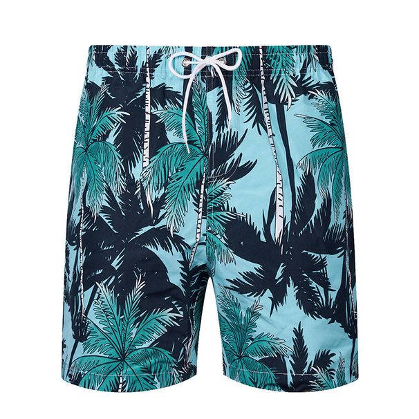 Sports Quick Drying Beach Two-piece Swimming Pants, Fashionable Printed Oversized Casual Shorts, Men's_viptrois.com