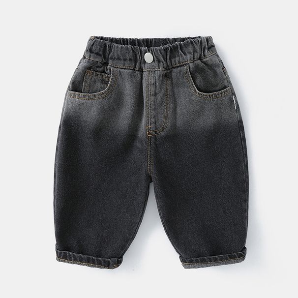 Baby Clothes Korean Style Jeans Spring And Autumn Children Boys Girls Baby Children Casual Long Pants Loose Sports Pants_viptrois.com