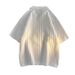 Men's Clothing Waffle Polo Shirt Short Sleeved T Shirt Shorts Set Summer Loose Clothes Trendy Tops And Pants Suit_viptrois.com