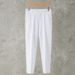 Spring/Summer Solid Color Tapered Cropped Men's Trousers Slim Fit British Style Wrinkle Free Casual Pants Trendy Brand_viptrois.com