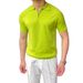 Men's Short Sleeved T Shirt Men's Lapel Top Clothes Bottoming Polo Shirt Men's T Shirt Casual Half Sleeved T Shirt Trendy Wholesale_viptrois.com