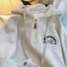 Autumn And Winter Thick Plush Top Coat Half Zipper Retro Dog Embroidery Hoodie_viptrois.com