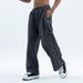 American Style Trendy Summer Loose Casual Pants For Men And Women Street Button Design_viptrois.com