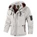 Men's Waterproof Parka Jacket With Hood - Windproof Outdoor Raincoat For Hiking, Travel & Daily Wear_viptrois.com