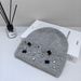 Women's Hats Rhinestone Rabbit Fur Wool Hat Autumn And Winter White Large Head Circumference Knitted Hat Show Face Small Northeast Wool Hat Cold Hat_viptrois.com
