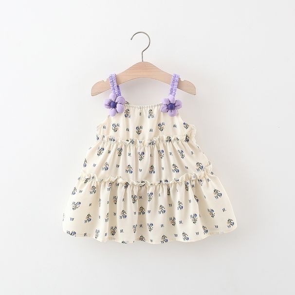 New Style Girls Summer Sweet Princess Dress Baby Summer Stylish Dress_viptrois.com