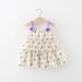 New Style Girls Summer Sweet Princess Dress Baby Summer Stylish Dress_viptrois.com
