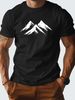Maglietta Uomo 180g Cotone Puro Girocollo Tessuto Robusto Con Stampa, Comoda Per Outfit Casual Quotidiano_viptrois.com