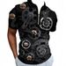 Summer Fashion New 3D Printed Men's Business Turn-Down Collar Polo Shirt Casual Short Sleeve Slim Fit Top_viptrois.com