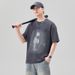 Danbaoni | Summer Short Sleeved T-shirt Men's Round Neck Fashion Printed Loose American Casual Versatile Top_viptrois.com