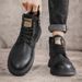 European Warm Series Martin Boots Trendy Casual Versatile Warm Work Non-Slip Wear-Resistant Fashion Sports Men's Shoes_viptrois.com