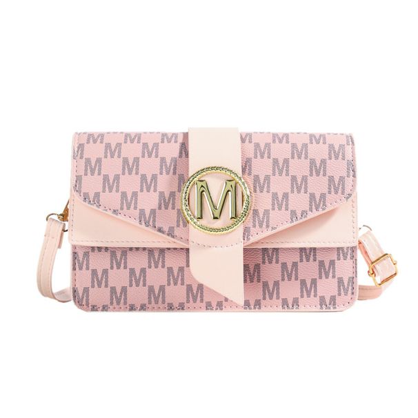 Women's Fashionable And Artistic Armpit Bag For Women New Niche Simple Small Square Bag Letter Print Textured Shoulder Bag_viptrois.com
