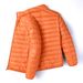 Men's Slim-Fit Lightweight Down Jacket With 90% White Duck Down, Stand Collar Short Coat For Windproof Warmth In Versatile Colors_viptrois.com