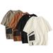 Men's Clothing Style American Retro Handsome Men's Short Sleeved T Shirt Sports Casual Trend Korean Version Loose Men's Clothing Tops_viptrois.com
