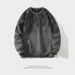 Trendy Spring And Autumn New Men's Hoodie Casual Versatile Youth Handsome Long Sleeve T-Shirt Round Neck Guard 01A_viptrois.com