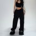 Men's Clothing Women's Sports Pants Casual Pants Cotton Knitted Pants Spring Autumn Winter Solid Color Loose American Hot Girl Street Dance_viptrois.com