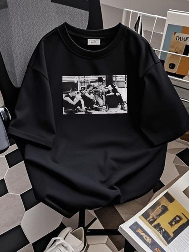 U2 Band T Shirt Comfortable Breathable Homme Slightly Versatile Designer Clothes Graphic Stylish Casual Soft Unisex Stretched_viptrois.com