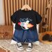 Boys' Dress 2025 New Handsome Children's Summer 1-5 Year Old Baby Short Sleeve Stylish Two Piece Set Trendy Clothes_viptrois.com