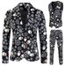 Christmas new casual 3D printed suit vest and trousers suit 3-piece set 3TZ-XMK_viptrois.com