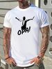 Zorba T-shirt Greek Dance Zorba The Greek Greece Gift OPA Fashion Stylish Top For Everyday Wear Stretched Unisex Breathable Streetwear Soft_viptrois.com