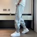 Men's Clothing Four Seasons Thickened Regular Sports Pants Men's Handsome Trendy Design Harem Pants Plus Velvet Casual Cuffed Sweatpants_viptrois.com