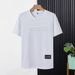 Woodpecker Summer Half Sleeve Men's Round Neck Loose And Simple Versatile Printed Short Sleeve Fashion Casual Top T-shirt_viptrois.com