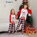 Christmas deer scarf hat Christmas family dress printed home wear pajamas_viptrois.com