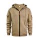 Autumn And Winter Men's Sweater Hoodie Zipper Arm Pocket Cardigan Men's Sports Large Size Casual Jacket_viptrois.com