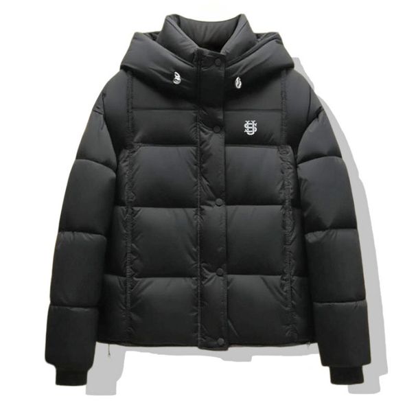 Men's Clothing Autumn/winter US Embroidered Short Hooded Loose Puffer Jacket, Thick And Warm Down Cotton Coat_viptrois.com