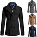 Loom Loom Jinhan Upgraded Version European And American Cross-Border Trade New Mid-Length Woolen Trench Men's Coat Free Shipping_viptrois.com