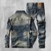 Men's Clothing Spring And Autumn Fashion Brand American Denim Jacket Classic Versatile Heavy Washed High Grade Stretch Denim Suit Men_viptrois.com