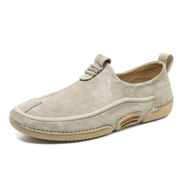 First Layer Leather Men's Shoes Low-top Men's Casual Shoes Martin Shoes Men's Shoes Large Size Shoes_viptrois.com