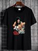 Jackie Chan The Young Master Kung Fu T Shirt Regular Fit White Soft Homme Versatile Fashion Comfortable Casual Graphic Streetwear Summer_viptrois.com