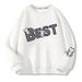 Autumn And Winter Trendy Brand High-end Loose T-shirt Fleece Thickened Bottoming Shirt Printed Sweater Men Ins_viptrois.com