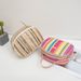 Women's Bag New Ladies Bag Straw Colored Hand Held Sequined Ladies Messenger Bag_viptrois.com