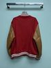 High Quality 2025 Autumn Winter New Red Wool Leather Baseball Jacket Loose Cardigan For Men And Women_viptrois.com