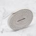Shoelaces Wholesale Flat 0.8cm Coarse Pattern Thickened Mesh With Small White Shoes Solid Color Shoelaces_viptrois.com