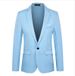 Men's Clothing Casual Suit For Men, Middle Aged And Young Business Korean Style Slim Fit Small Suit, Formal Jacket, Single Suit Top, Black_viptrois.com