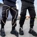 Men's Spring And Autumn Men's Casual Pants Large Size Personalized Overalls Men's Trendy Brand Fashion Sports Pants Men's_viptrois.com