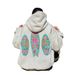 Men's American Retro Floral Letter 3D Print Sweatshirt Simple Pullover Gray Top Trend 2024 New_viptrois.com