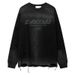Men's Clothing High Street Style Hole Treatment Loose Sloppy Wasteland Asian Style Autumn Trend Brand Handsome Hoodless Long Sleeved T Shirt_viptrois.com