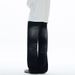 Men’s Distressed Black Washed Jeans – Loose Fit High Street Vintage Denim (Sizes S-2XL)_viptrois.com