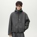 Monochrome Man- Old Money Style Business Woolen Jacket Autumn Winter New Short Wide Silhouette Thickened Warm Commuting Trendy Brand_viptrois.com