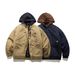OrigTeen 2025 Winter New Loose Two-Piece Design Cotton Jacket For Men - MY2225_viptrois.com