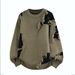 "Men's Knitted Pullover Sweater – Classic Long Sleeve Crewneck For Autumn & Winter, Soft Polyester Blend (Grey/Black/Green), Sizes M-4XL"_viptrois.com