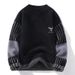 1 Winter Mink Cashmere Sweater Men's Half Turtleneck Fleece Thickened Knitted Base Shirt Trendy Autumn Outfit_viptrois.com