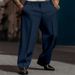 Men's Formal Slanted Pocket Straight-leg Solid Color Comfortable Breathable Outdoor Daily Casual Fashion Trousers_viptrois.com