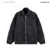Men's Stand Collar PU Leather Jacket Trendy Brand Fashion Retro Stand Collar Tie Dye Loose Jacket Coat_viptrois.com