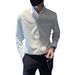 Men's Clothing Woven Shirt Men's Long Sleeved White Shirt Spring And Autumn Handsome Men's Tops New Shirt_viptrois.com